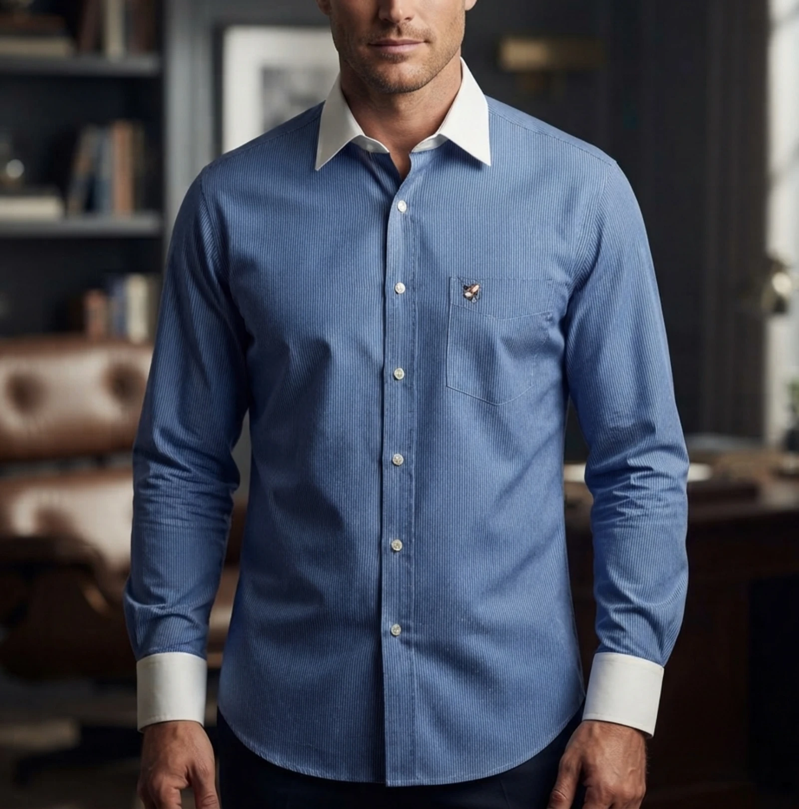 Camisa de vestir Málaga C.F. - Talla XXL